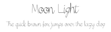 Moon Light by Gigih Wiryana — Script Handwritten Font — thumbnail 1