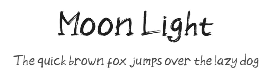 Moon Light by Seneka Grafika — Script Handwritten Font