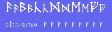 Moon Runes by Morten Bek — Dingbats Font — thumbnail 3