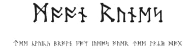 Moon Runes by Morten Bek — Dingbats Font — thumbnail 1