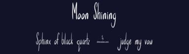 Moon Shining by JSH creates — Script Handwritten Font — thumbnail 2