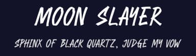 Moon Slayer by Letterhend Studio — Script Handwritten Font — thumbnail 2