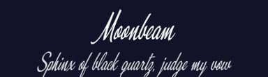 Moonbeam by Billy Argel Fonts ® — Script Handwritten Font — thumbnail 2