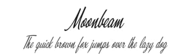 Moonbeam by Billy Argel Fonts ® — Script Handwritten Font — thumbnail 1