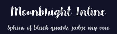 Moonbright Inline by Brittney Murphy Design — Script Handwritten Font — thumbnail 2