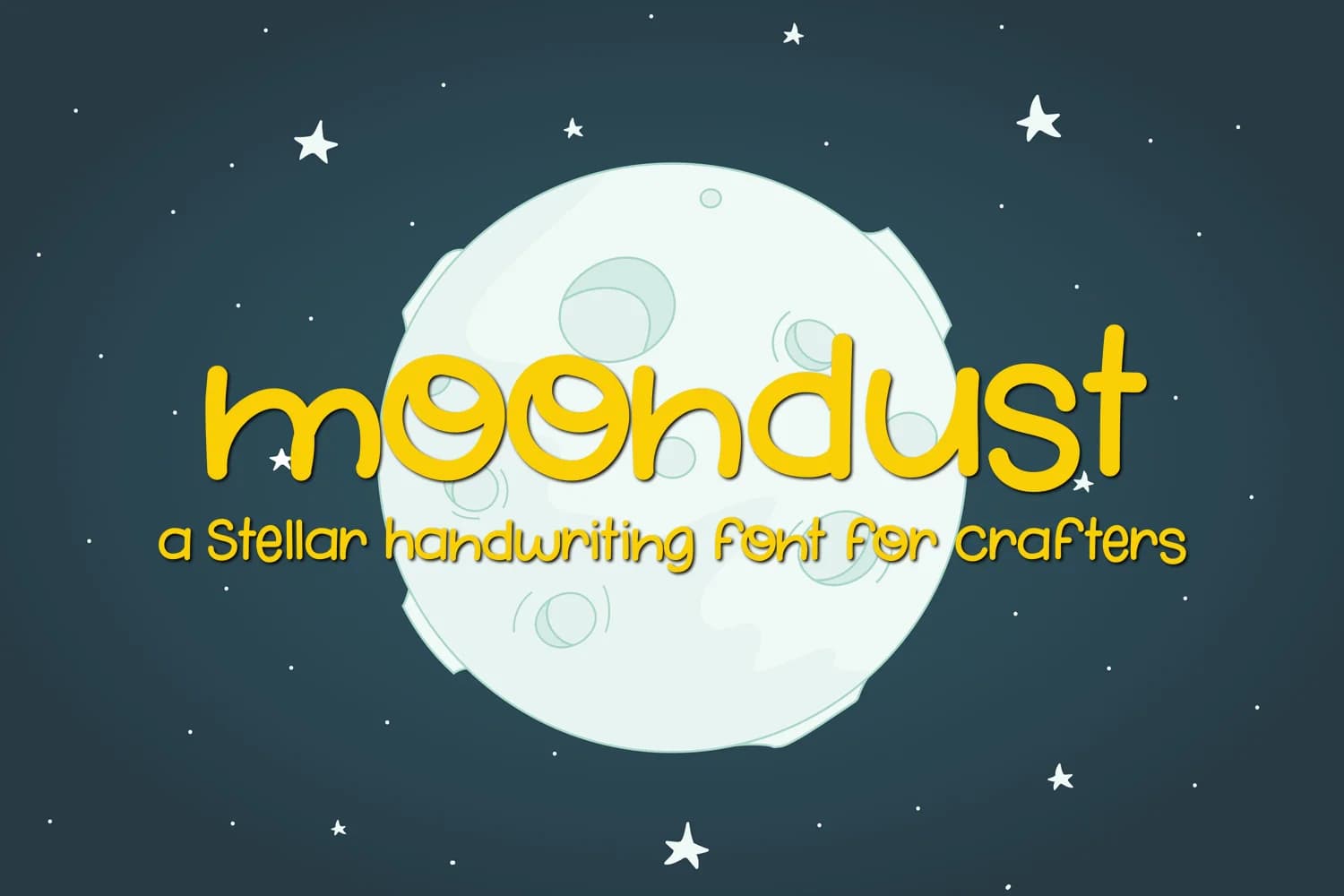 Moondust Font by Peace Love Craft — Script Handwritten Font