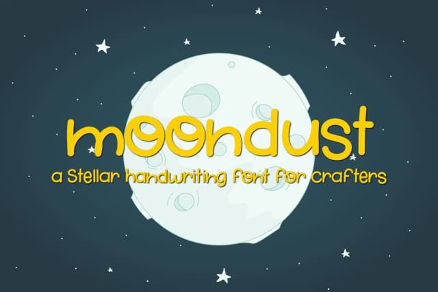Moondust Font by Peace Love Craft — Script Handwritten Font