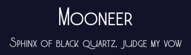 Mooneer by Mulyana Muhaimin — Sans Serif Font — thumbnail 2