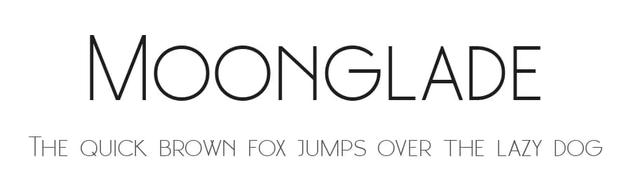 Moonglade by Herofonts — Sans Serif Font — preview 1