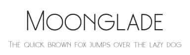 Moonglade by Herofonts — Sans Serif Font — thumbnail 1