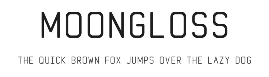 Moongloss by Immanuel Smith — Sans Serif Font