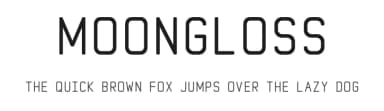 Moongloss by Immanuel Smith — Sans Serif Font — thumbnail 1