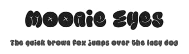 Moonie Eyes by Ikiiko Type — Script Handwritten Font — thumbnail 1
