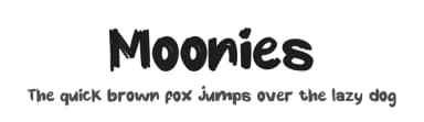 Moonies by Jadatype — Script Handwritten Font — thumbnail 1