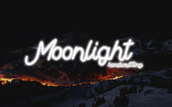 Moonlight Font by pandastock by pandastock — Script Handwritten Font
