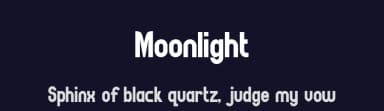 Moonlight by MJB Letters — Sans Serif Font — thumbnail 2
