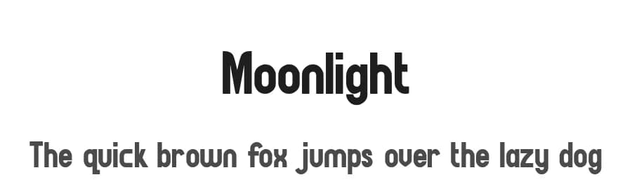 Moonlight by MJB Letters — Sans Serif Font