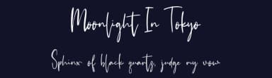 Moonlight In Tokyo by epiclinez — Script Handwritten Font — thumbnail 2