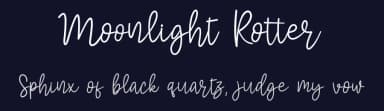 Moonlight Rotter by Pidco Art — Script Handwritten Font — thumbnail 2