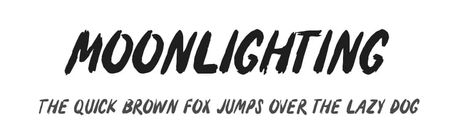 Moonlighting by Chetype — Script Handwritten Font