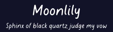 Moonlily by Allouse Studio — Script Handwritten Font — thumbnail 2