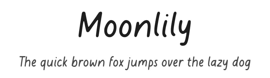 Moonlily by Allouse Studio — Script Handwritten Font