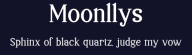 Moonllys by Ronin Design — Serif Font — thumbnail 2