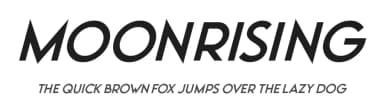 Moonrising by Hawtpixel — Sans Serif Font — thumbnail 1