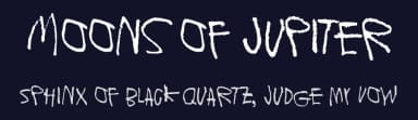 Moons of Jupiter by Juha Korhonen — Script Handwritten Font — thumbnail 2