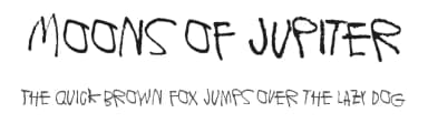 Moons of Jupiter by Juha Korhonen — Script Handwritten Font — thumbnail 1