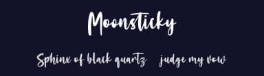 Moonsticky by Maulana Creative — Script Handwritten Font — thumbnail 2