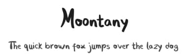Moontany by Septiandika Pratama — Script Handwritten Font — thumbnail 1