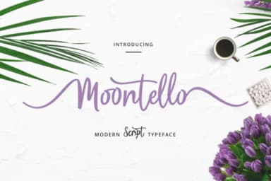 Moontello Script Font by PointLab — Script Handwritten Font — thumbnail 1