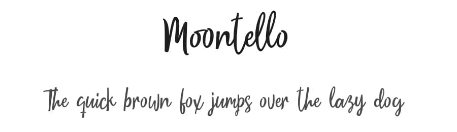 Moontello by pointlab studio — Script Handwritten Font