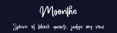 Moonthe by Letterafa Studio — Script Handwritten Font — thumbnail 2