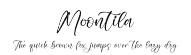 Moontila by Letterena Studios — Script Handwritten Font — thumbnail 1