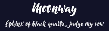 Moonway by semuthitam — Script Handwritten Font — thumbnail 2