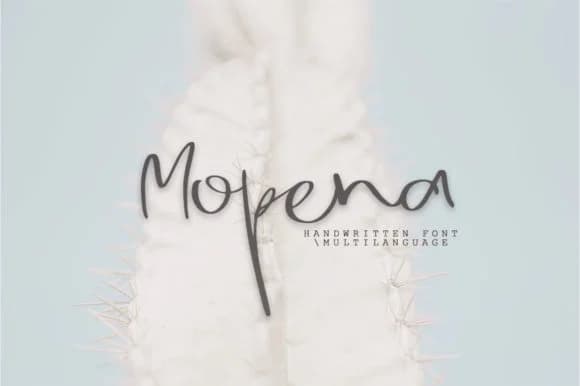 Mopena Font by Katie Holland — Script Handwritten Font