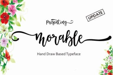 Morable Font by Malindo Creative — Script Handwritten Font — thumbnail 1
