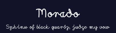 Morado by Peter Wiegel — Script Handwritten Font — thumbnail 2