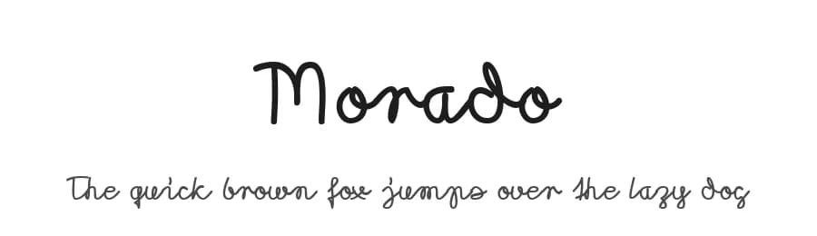 Morado by Peter Wiegel — Script Handwritten Font