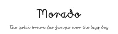 Morado by Peter Wiegel — Script Handwritten Font — thumbnail 1