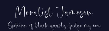 Moralist Jameson by Timur Type — Script Handwritten Font — thumbnail 2