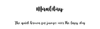 Moralstory by Maulana Creative — Script Handwritten Font — thumbnail 1
