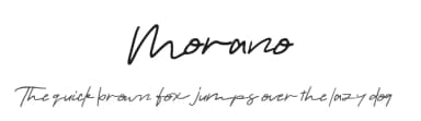Morano by Mariyana — Script Handwritten Font — thumbnail 1
