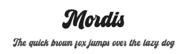 Mordis by HansCo — Script Handwritten Font — thumbnail 1