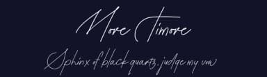 More Timore by Four Lines — Script Handwritten Font — thumbnail 2