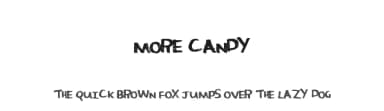 More Candy by Xerographer Fonts — Script Handwritten Font — thumbnail 1