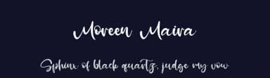 Moreen Maira by Staircase Studio — Script Handwritten Font — thumbnail 2