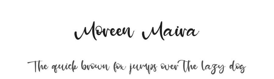 Moreen Maira by Staircase Studio — Script Handwritten Font
